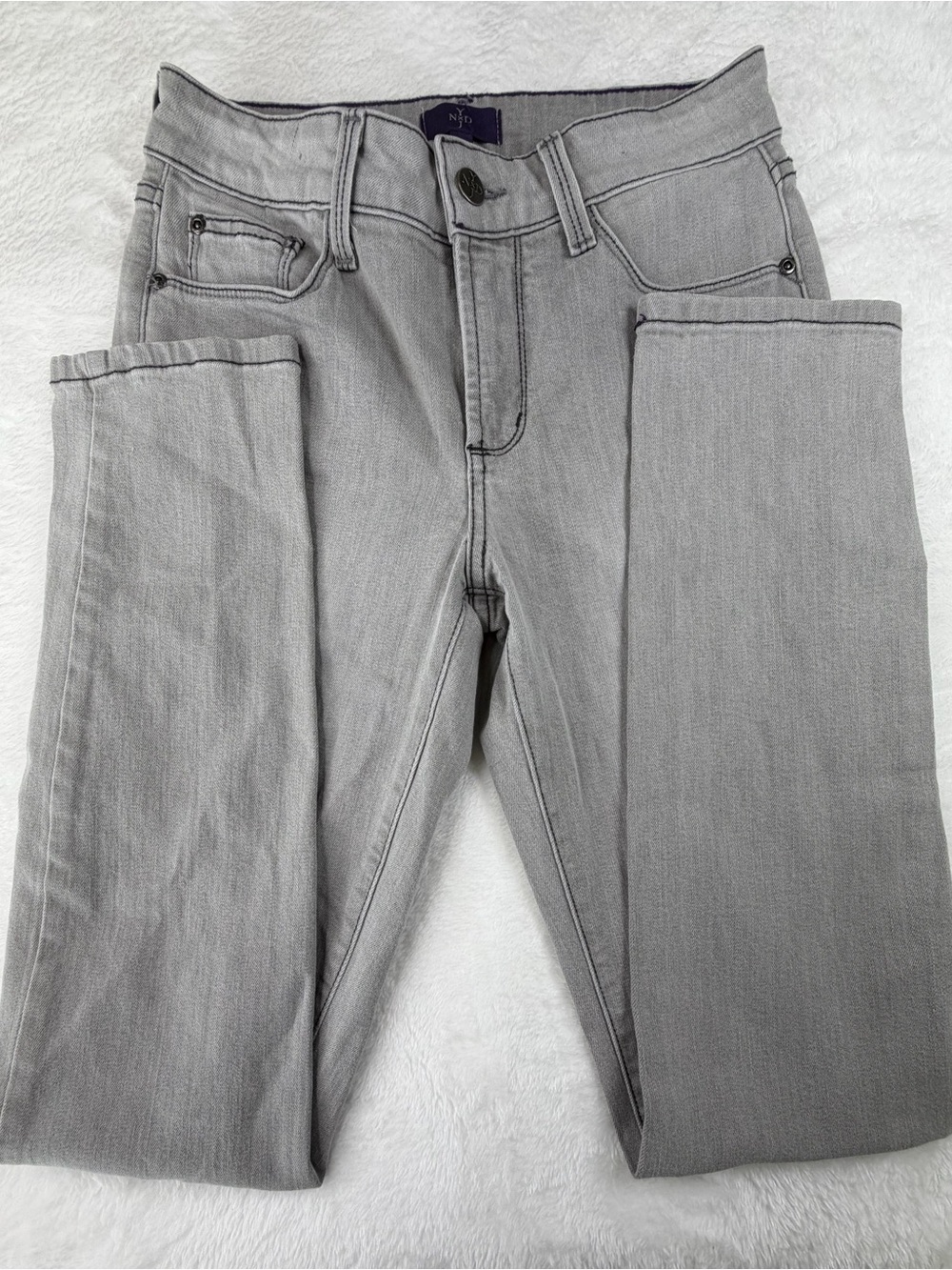 NYDJ Women's Skinny Jeans in Light Gray